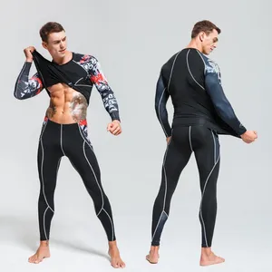 Męska bielizna termiczna Thermo Sportswear Mens Sports Suits Rashgard Męs