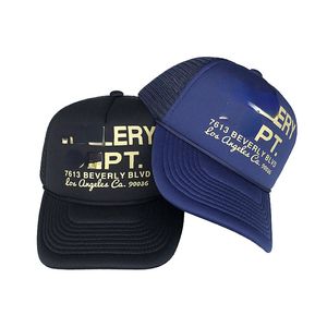 Trucker Hat Casual Ball Caps med bokstäver krökta Brim Baseball Cap för män och kvinnor 241E