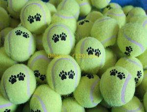 50pcslot Cheapest Pet Dog Toy Tennis Balls Run Catch Throw Play Toy Chew Toys random colors9421483