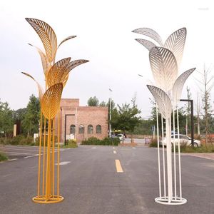 Party Decoration Style Wedding Props Guide smidesjärn Art Banan Tree Leaf Road Lead Outdoor Arrangemet Scen T Stage El El