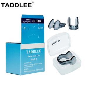 Taddlee Brand Swimming Nose Clips Plugs Tolder Nos Protection Protector Waterproof Silicone 240528