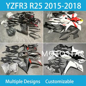 Zestaw pełnego owiewki YZFR3 R25 13 14 15 16 17 18 REFING MOTOCKICL RACING Dustomowane kazeniczki dla Yamaha YZF R3 2013-2014-2015-2016-2017-2018