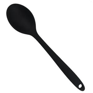Spoons Red/Black Kitchen Soup Spoon Hygienic Design Cooking Utensil Suitable For Baking