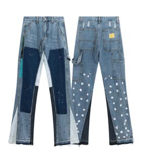 Dżinsy męskie Slim Fit Pencil Spodnie swobodne spodnie uliczne jakość dżinsowej odzieży 294f