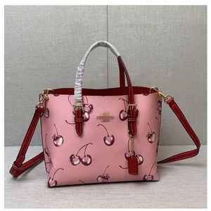 CR293 Mollie Tote 25 Cherry Women Bag 293 New Pink Red Sweet Crossbody Bag, Handbag