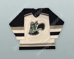 Custom SEATTLE THUNDERBIRDS WHITE HOCKEY JERSEY Top Stitched S-M-L-XL-XXL-3XL-4XL-5XL-6XL