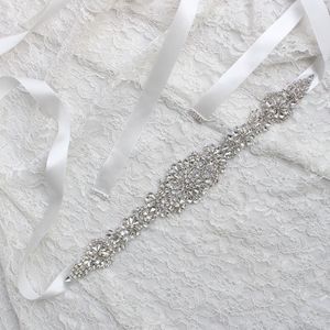 2018 bröllopssasher för brud brudklänningar bälten strass kristallband från prom handgjorda vit röd svart rodnad silver verklig bild 290x