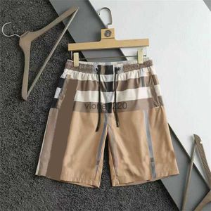 Street plaid shorts mens new summer pants fashionable beach pants straight leg sports casual pants