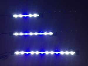 Luz de aquário LED subaquático, lâmpada de lâmpada de aquário de tanques de peixes submersível lâmpada de tira de barra de luz LED, lâmpada à prova d'água de aquário LED