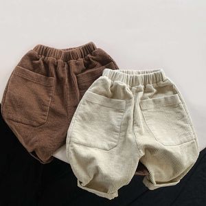 Autumn New Children Corduroy Wide Leg Baby Girls Loose Harem Pants Fashion Boys Solid Casual Trousers Kids Toddler Clothes L2405