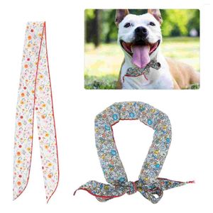 Одежда для собак шелковой шарф летний дышащий шарф