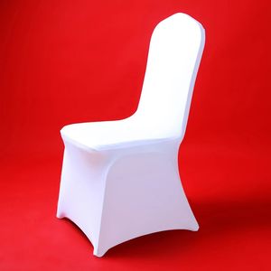 50100pcs Spandex White Wedding Chair Cover For el Banquet Dining Party Office Slipcover 240520