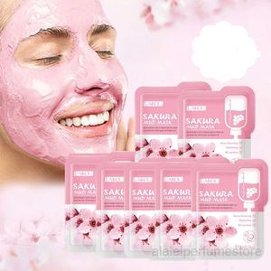 Laikou Japão Japão Sakura Máscara Face Máscara de limpeza Máscara hidratante de argila hidratante Máscara de cuidados com a pele facial