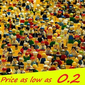 Building Block Toys Minifig Toy Hundreds Of Styles Cartoon Characters Small Particle Assembly Phantom Ninja Doll Chicken Eating Random Gifts