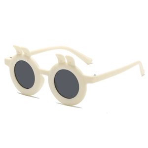 New Fashion Little Ear Rabbit Ball Children's Sunglasses Small Circle Baby Glasses