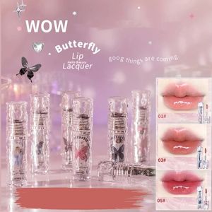 FLORTTE MIKKO Lip Lacquer Plumper Gloss Moisturizing No-Sticky Plumping Lip Gloss Liquid Lipstick Lip Care Makeup Set 240520