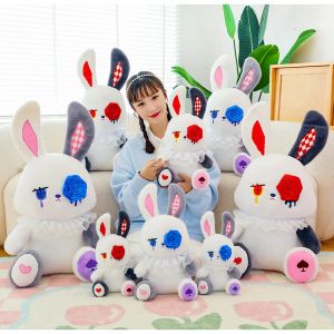 Neue Kaninchen -Plüsch -Puppe kreative traurige Kaninchen Plüsch Spielzeug Große Stoffpuppe Doll Kinder Weihnachtsgeschenk