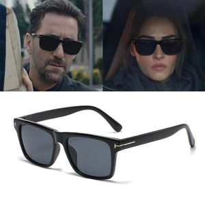 Okulary przeciwsłoneczne prostokąta kobiety okularów słonecznych mężczyzn shades kwadratowy czarny czarny dekoracja wysokiej jakości okulary UV400Sunglasses 320f