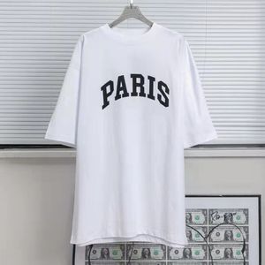 2022 BLCG T-shirty unisex casual t koszule designerskie koszula kobiety mężczyźni Paris France Street Odzież z krótkim rękawem XS-L BCD12 202G