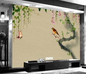 Sfondi Wallpapers Custom 3d PO di carta PO MODERI MIMINALIST Flowers Murale Murale