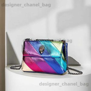 Cross Body Womens Crossbody Bag Rainbow Kolorowa głowa orła robota marka projektant mody trend torebka to torba na ramię t240528