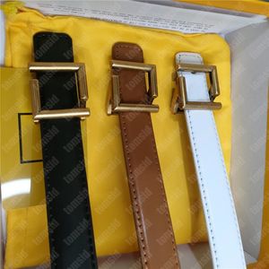 Cintos da moda para mulheres designers de luxo Brand Brand Classic letra dourado cinturões estreitos cinturões de alta qualidade cowskin genuíno couro waistba 276v