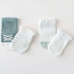 5pcs 2Pair Socks+2Pair Gloves New Boys and Girls Baby Sock