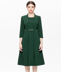 Donne per perline Aline Dress 34 Sleeve Ol Office Lady Work Dresss 12HX81538268378