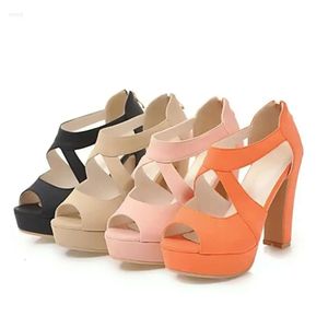 أحذية Women S S Hollow Roman Sandals Open Open Toe Heel Heel Platform High High Heels Booties Fashion Banquet Party Bootie Fahion Pum F36 Andal Hoe P