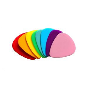 ABS Bass Guitar Picks without Printing, Random Mixing Colors, 0.96mm/1.0mm, Heavy Thickness, 10Pcs, MOQ