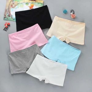 Höschen 6pc/Los Teenager Girl Boxer Baumwolle junges Pantie Atmungsaktives Mädchen bequeme Teenie -Unterhose Shorts Y240528