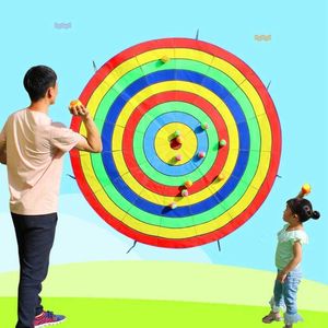 Darts Outdoor game Dart game setting circular scenery target outdoor throwing ball sticky ball target toy 20 balls parent and child activity game S2452855