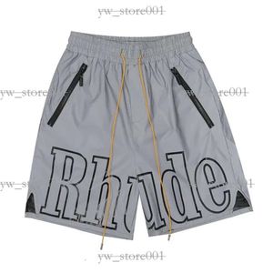 Designer Mens Shorts Mens Rhude Short Beach Mesh Street Sweatpants Basketball Rhude Short Men Limited Swim Kne Length Hip Hop Hop Hop High Sports Training Elastic 8281