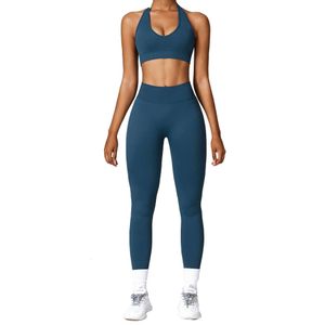 Esportes de corrida de ioga sem costura Conjunto de esportes de corrida feminino Speed ​​Secy Back Fitness Suit PEED UIT