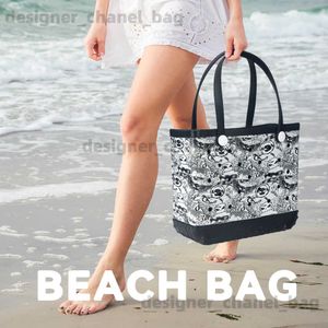 Сумки для пляжей Boggs Bag Eva Сумочка Четыре цветовых узора летняя портативная высокая емкость сумочка T240528