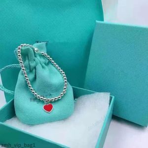 Роскошные дизайнерские ювелирные изделия TiffanyJewelry Heart Bracelet Bracelet Pink Women