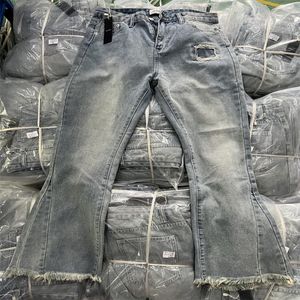 Denim Hosen Blue Herren Plus Size Hosen Frauen lässig echte Bilder 283s