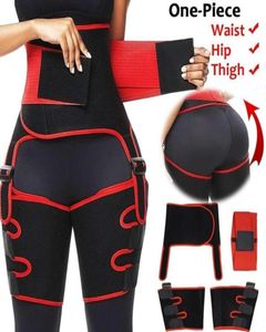 DHL Women Neoprene High Waist Trainer Body Shaper Sweat Shapewear Adjustable Slim Belt Trimmer Leg Shapers Waist and Thigh Trainer4278732