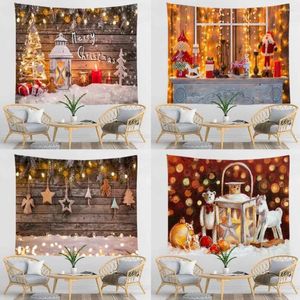 Tapestries Christmas Home Decoration Ins Wind Hanging Cloth Bedroom Room Background
