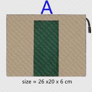 475316 Signature Web Pouch Case Designer Herren Clutch Lederbeutel Schwarzer Leinwand Porfolio Pochette Voyage Messenger Bags Aktentasche 313n