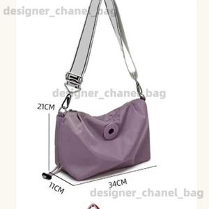 Cross Body hiszpański nowy oryginalny wodoodporny mały prosty pasek na ramię Nowy swobodny wszechstronny worek crossbody T240528