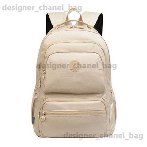 Backpack Style Womens Nylon Backpack Fashion Womens Shoulder Bag Sac a Dos Womens Backpack Mochilas Youth Girls School Bag T240528
