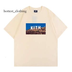 Kith T-Shirt Designer Men Tops Women Casual Short Sleeves Tee Vintage Fashion Clothes Tees Outwear Tee Top Oversize Man Shorts Tee 9977