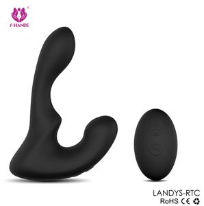 USB Charge 29 Mode Tickling Vibrating Prostate Massage Strapon Dildo Gay Butt Anal Plug Male Masturbator Sex Toys For Men Women5822728