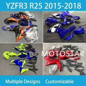 Vücut Parçaları Fairings YZF R3 2015-2016-2017-2018 ABS Plastik Motosiklet Yamaha Yzfr3 15 16 17 18