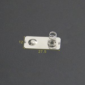 50pcs, Shrapnel de bateria AA No.5 Substituição de placa de contato da mola positiva e negativa da bateria, 12*11/12*12/12*27,5/ 12*28mm