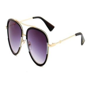 2021 Sunglasses flat glass lens sun glasses UV400 men women sunglasses glasses with all 0062 259C