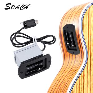 SOACH Ukulele Guitar EQ PS-900 two band equalizer Tuner System with universal pickup for musical instrument,without battery