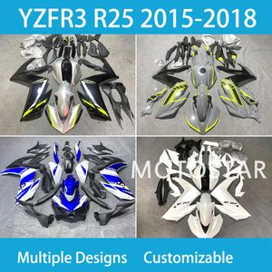 Fajne owiewki YZFR3 R25 2013-2016-2017-2018 Motocykl Cobiegework pełny zestaw owiewki pasujący do Yamaha YZF R3 13 14 15 16 17 18 18