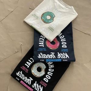 Men S And Women S Casual Breathable Cotton T Shirt Summer Fashionable Donut Print Tee Year Warranty A
